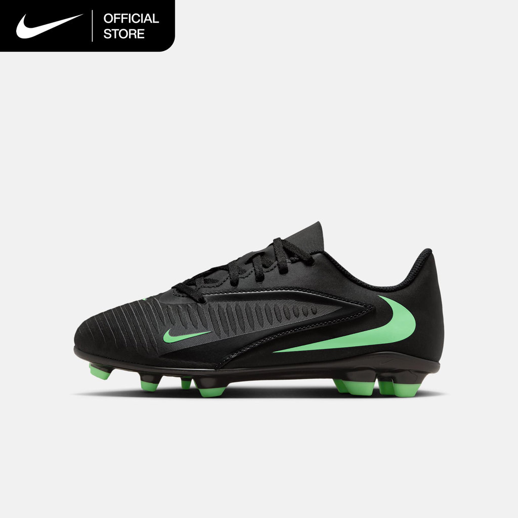 Nike Big Kids' Jr. Phantom 6 Low Club Multi-Ground Soccer Cleats Shoes - Black [HM9202-001]