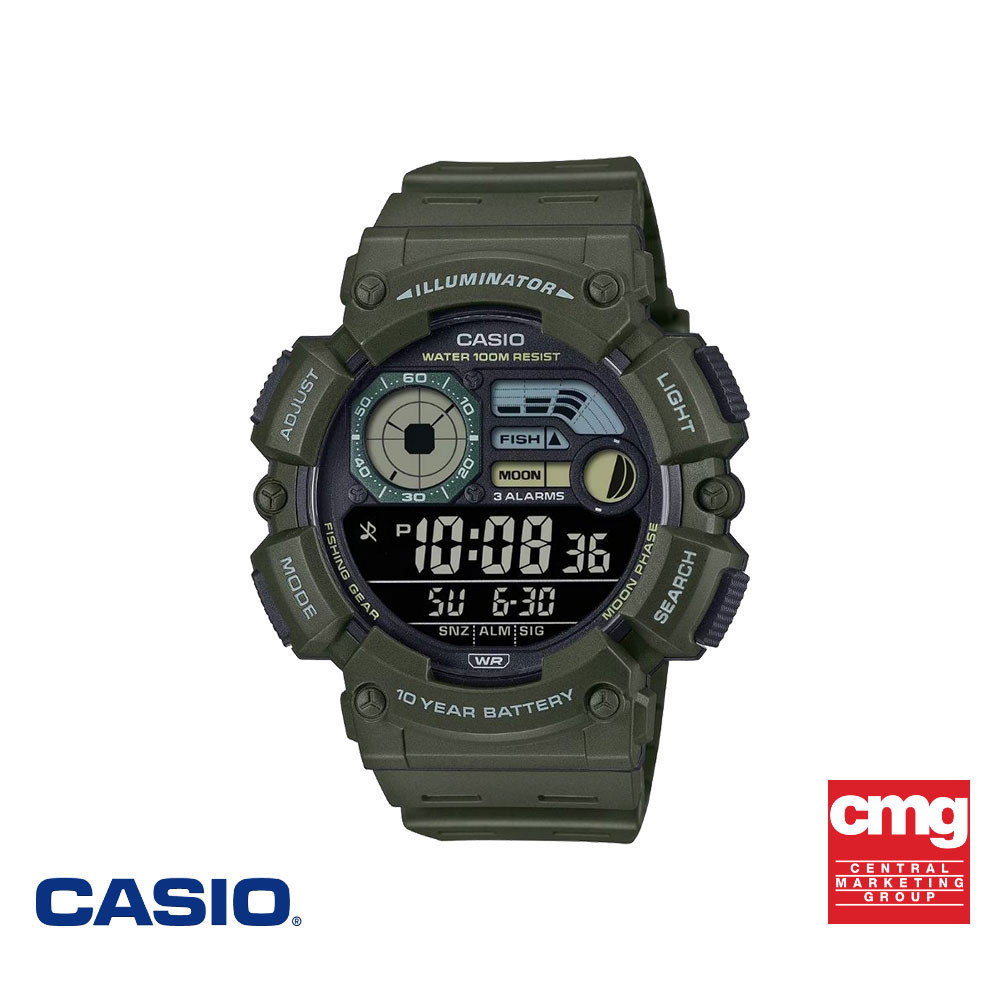 Casio WS-1500H-3BVDF นาฬิกาดิจิทัล