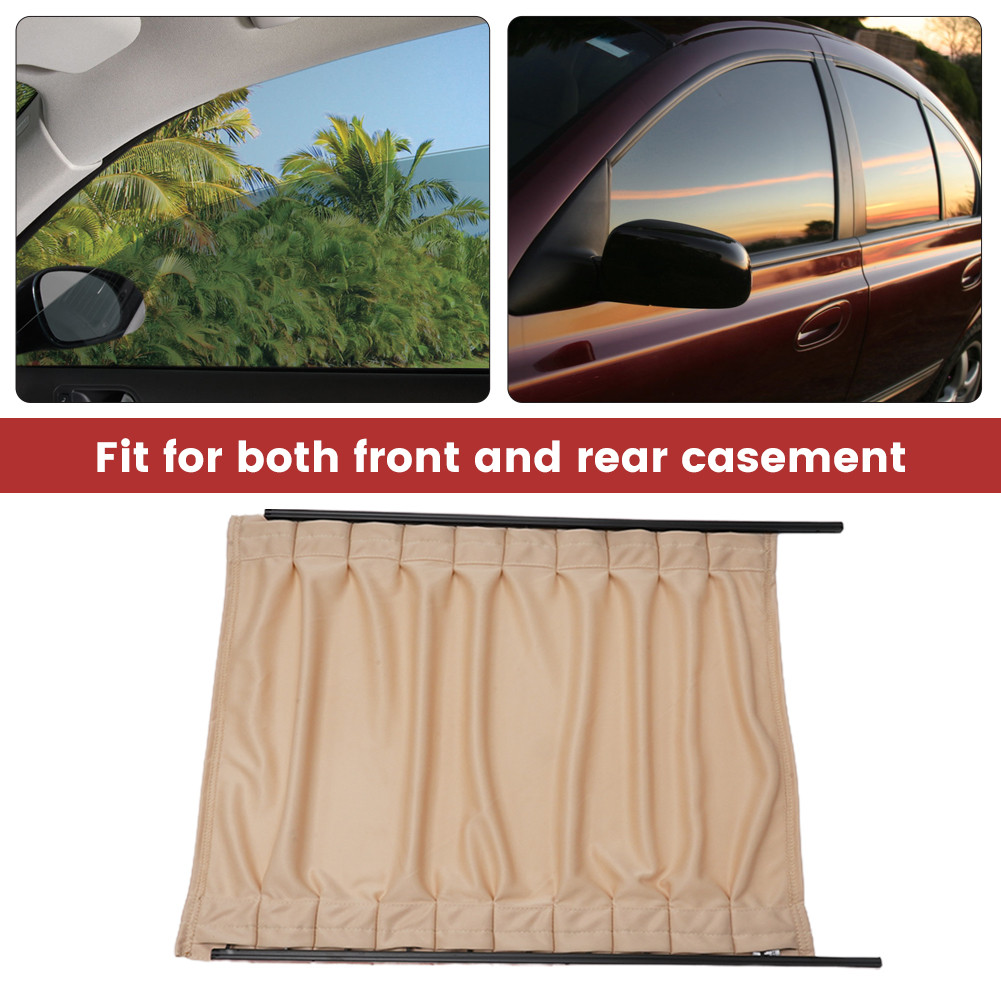 ⭐  BIG DISCOUNTS⭐ 2 ชิ้น Universal Car Van SUV VIP Casement Curtain Anti-UV Sunshade Visor 50*39 ซม.