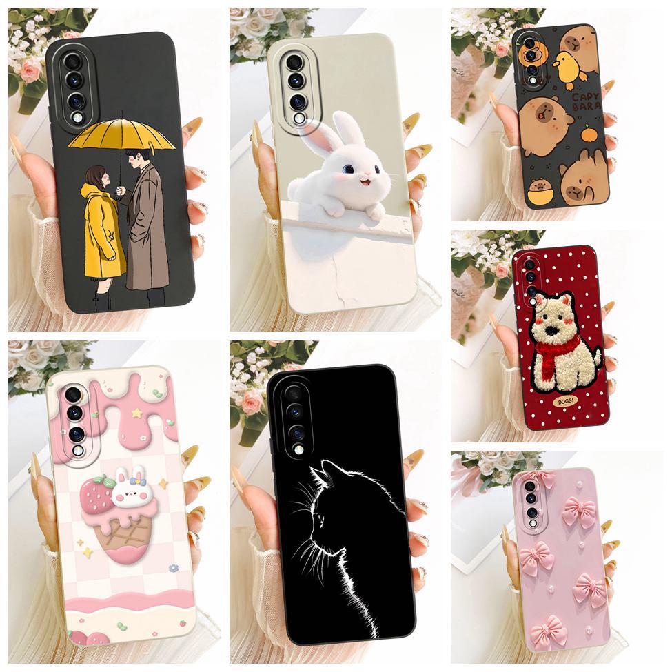 สําหรับ Honor 70 กรณีน่ารักแฟชั่นหรูหรารักตลกทาสีซิลิโคนเคสโทรศัพท์ FNE-AN00 FNE-NX9