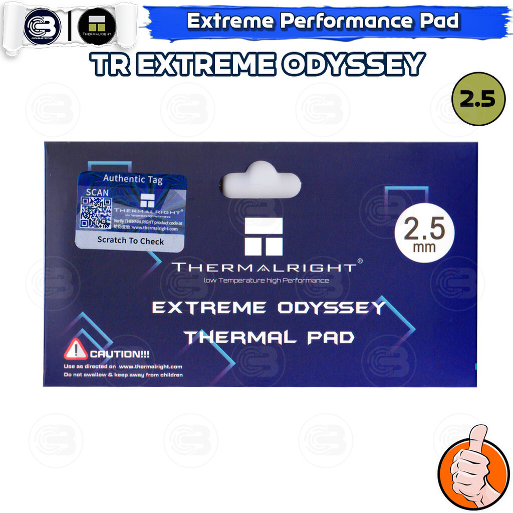 [CoolBlasterThai] Thermalright Extreme Odyssey Thermal Pad 120x20 mm./2.5 mm./12.8 W/mK
