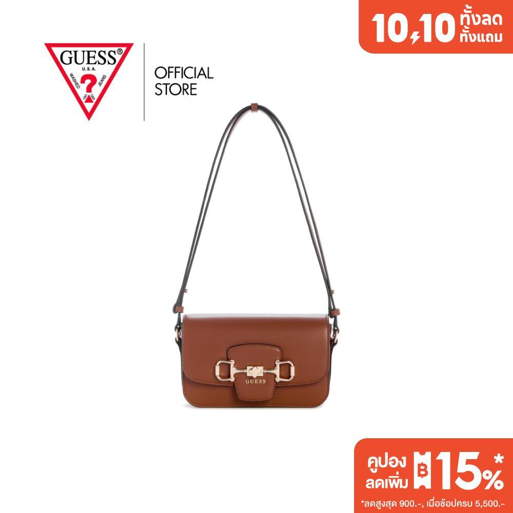 GUESS حقيبة كروس JANIE قابلة للتحويل — بني — صورة 2