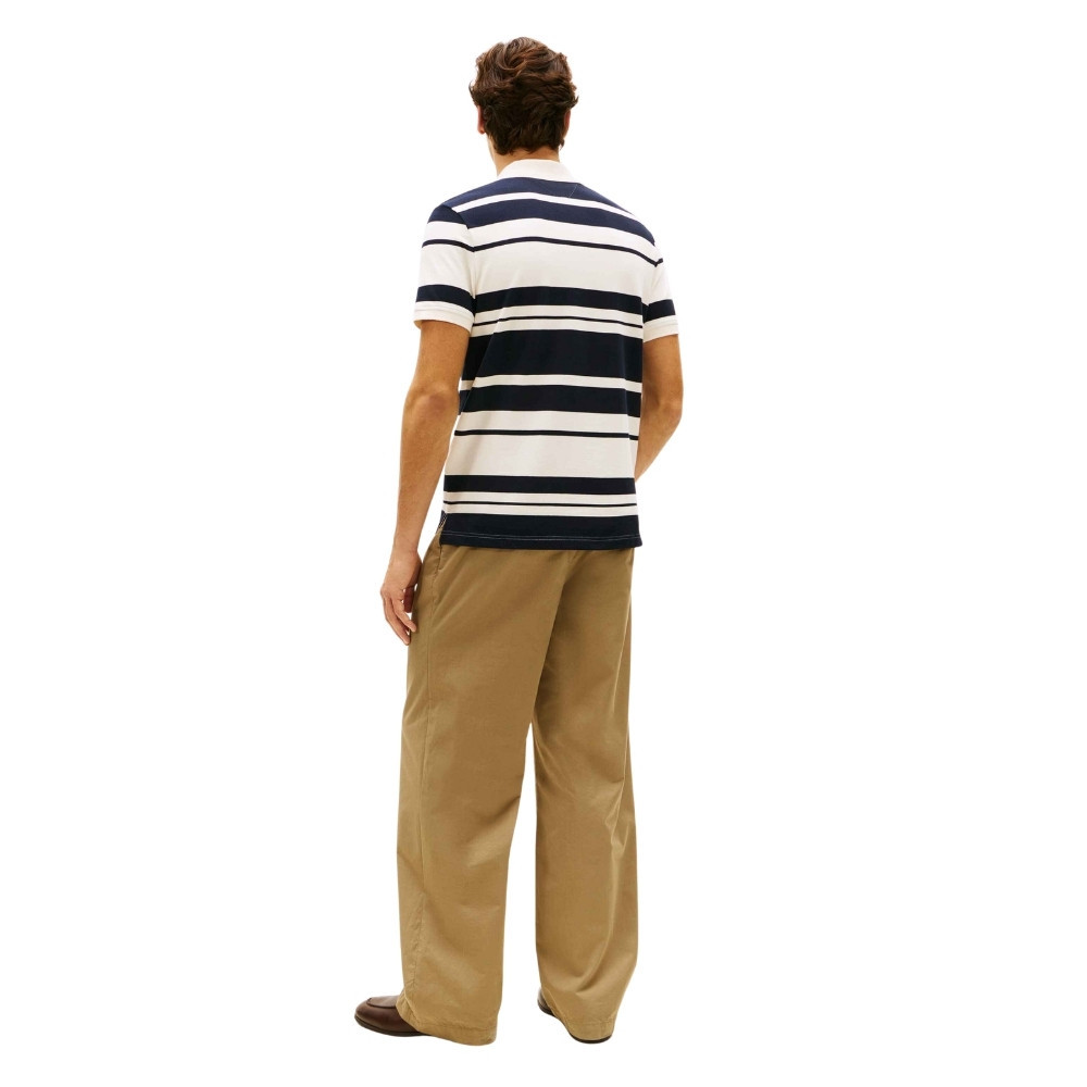 Tommy Hilfiger เสื้อโปโล ผู้ชาย รุ่น MW0MW42765 0A5 - สีน้ำเงิน ทรง Regular — صورة 5