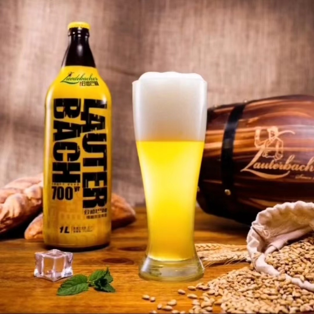 Rad Bach Rad Bach Bach Craft Brewed Raw Pulp Beer 1L * 4 ขวดเหมาะสําหรับเบียร์เยอรมันจีน