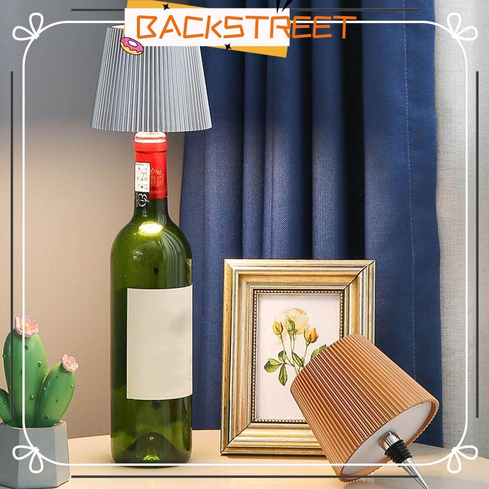 BACKSTREET Bottle Lamp, Creative Reading Wine Bottle Lights, Home Decorative Small Type-C Interface 
