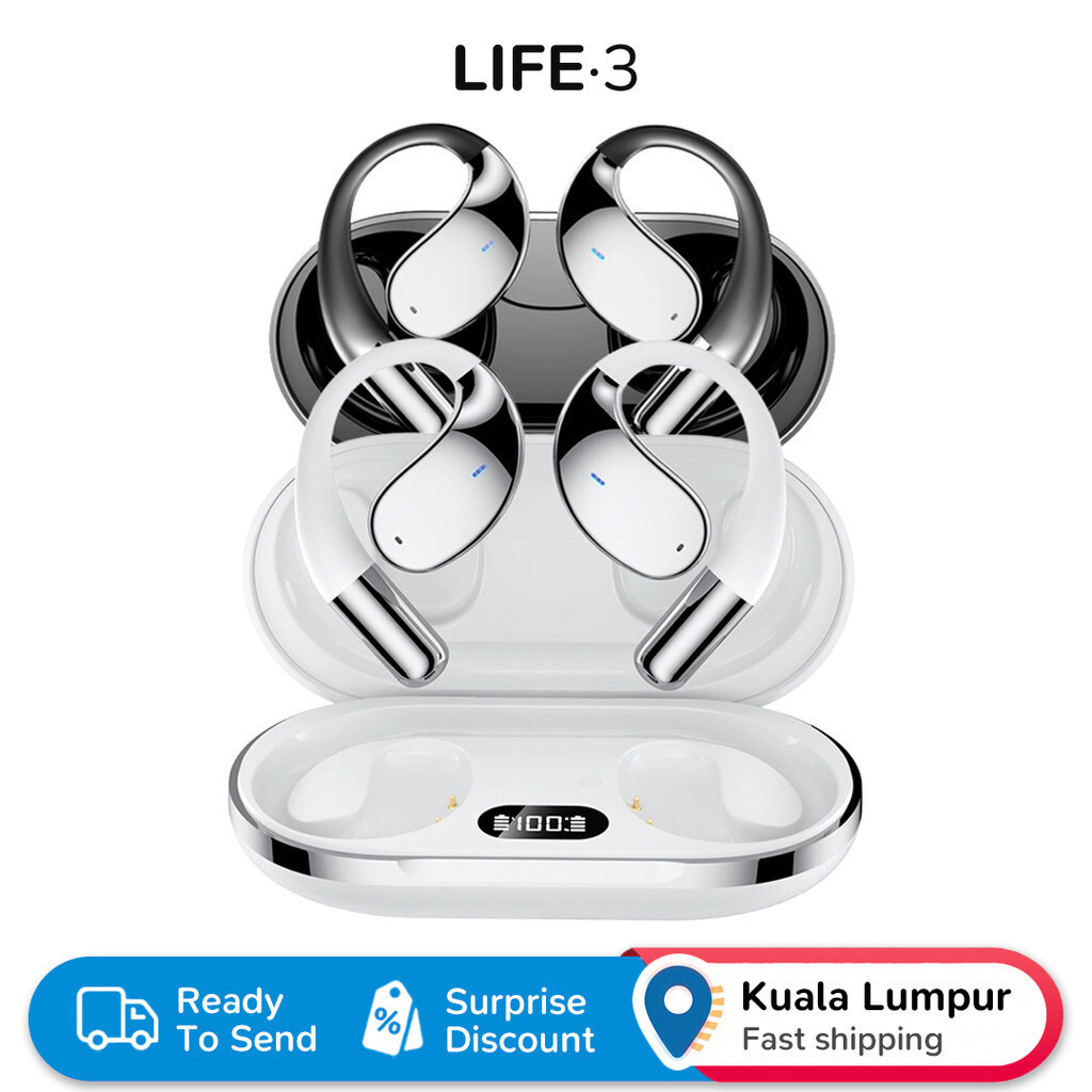 หูฟังผู้แปล AI 3·life T1 | 140+ ภาษา RealTime + 60Hrs Playback + OpenEar Design | กีฬา/โทร/สื่อสารHT