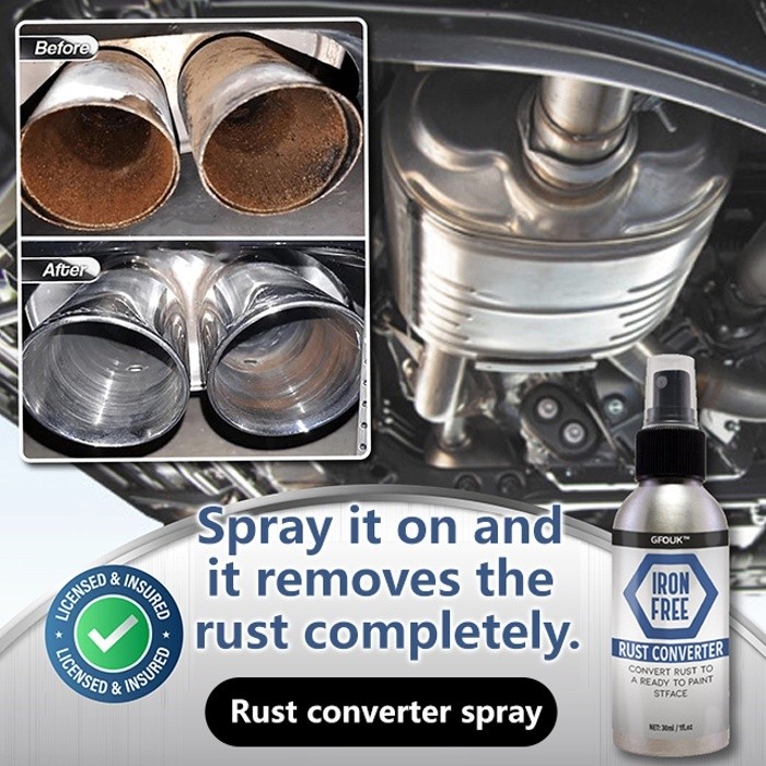 1/2 / 3PCS Raintig Rust Converter สเปรย์สเปรย์ Antirust Conversion Agent Spray