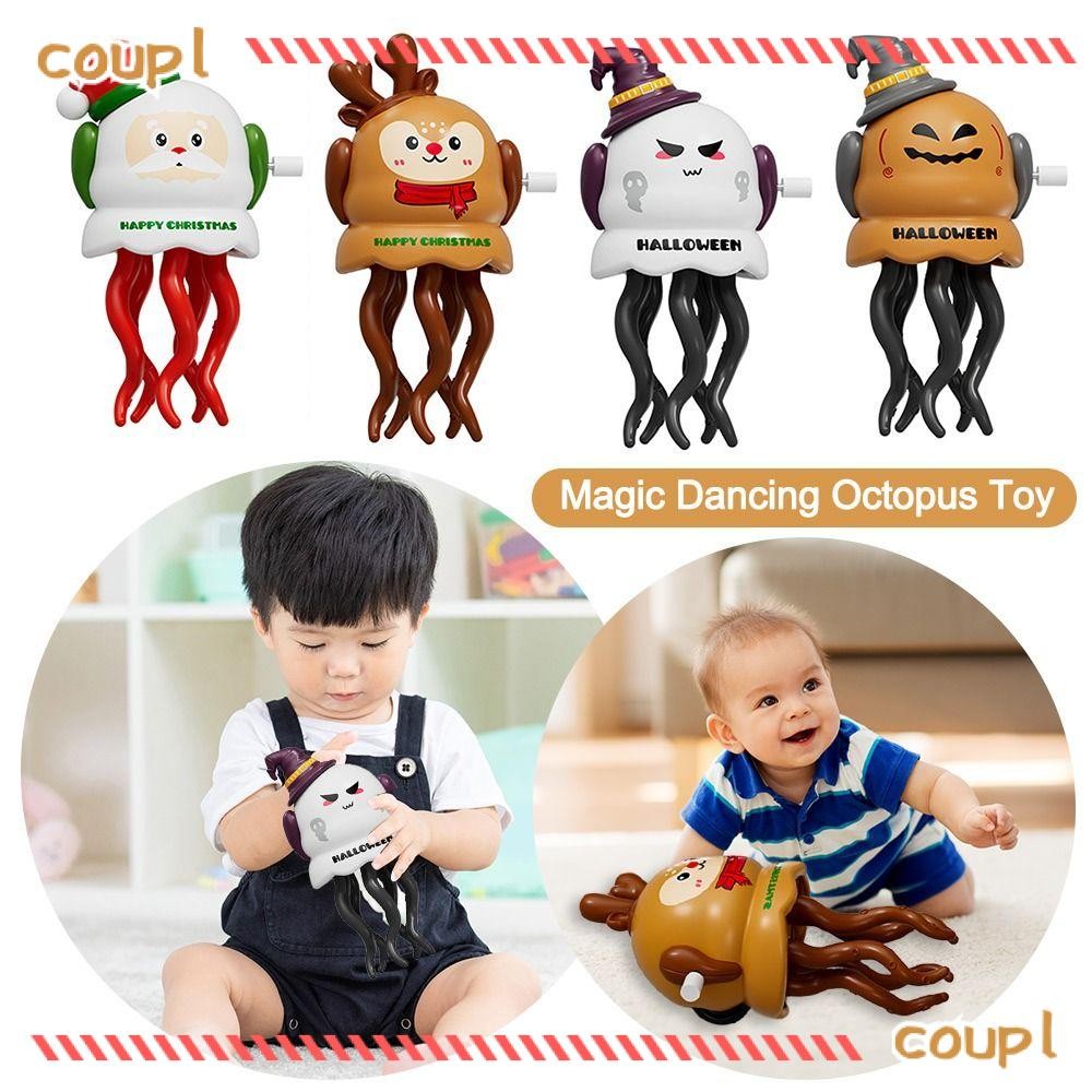 COUPL Magic Dancing Octopus ของเล่น, Crawling Dancing Elk Auto-Dance Octopus ของเล่น, Clockwork ฟักท