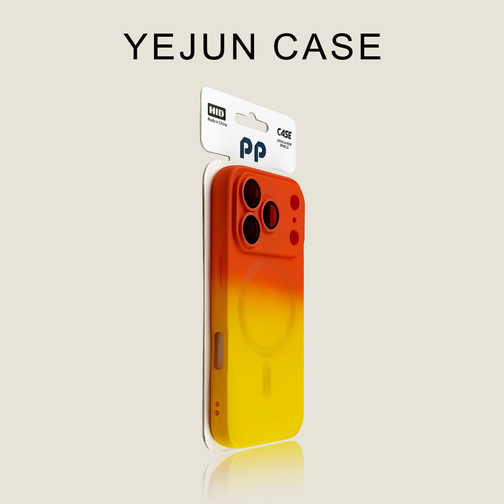 เคสโทรศัพท์แม่เหล็กซิลิโคนเหลวสีไล่โทนสีเหมาะสําหรับ ไอโฟน 17 16 15 14 13 12 11 มือโปร สูงสุด กันกระแทกป้องกันกล้องป้องกันการตกนิ่มฝาหลัง