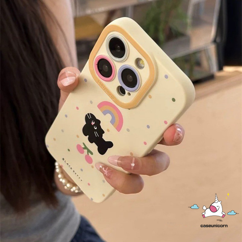 สําหรับRedmi 12C 14C 9C A2 13C 10C 12 9A 10 A1 9T 10A 9 หมายเหตุ 10s 13 12 10 11 14 9 11s 8 Pro Max Plus Poco M3 X5 X6 C61 C75 Proจุดน่ารัก ปกหรูหราสีรุ้งสีสันสดใส
