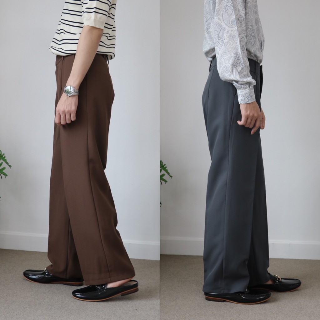 พร้อมส่ง |[ยอดขาย No.1] BARON Nippon boy (สีเบสิค) กางเกงสไตล์ญี่ปุ่น ขากระบอกตรง ทรงสวยขอบคุณที่อุด