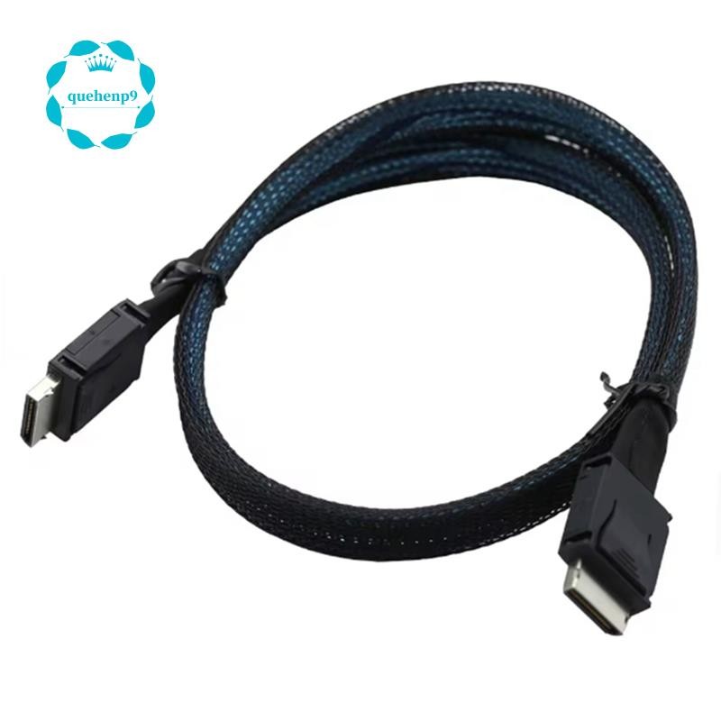 [Fast Q9]สําหรับ PCIe Oculink SFF 8611 4I ถึง Mini SAS SFF-8611 4I Server Super Speed Cable Data Ext