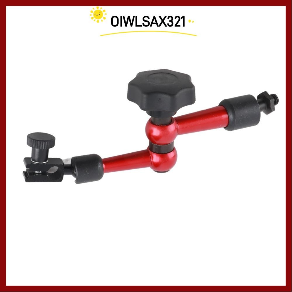 OIWLSAX321 Universal Base Holder, M5 Thread Aluminium alloy Elastic Arm Stand, Precision High Hardne