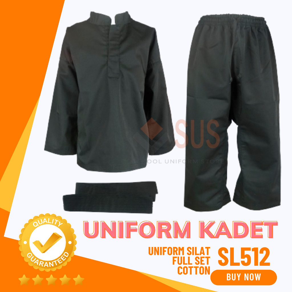 SILAT / UNIFORM CADET SILAT PAIR (LONG SLEEVE FULL SET) SL512