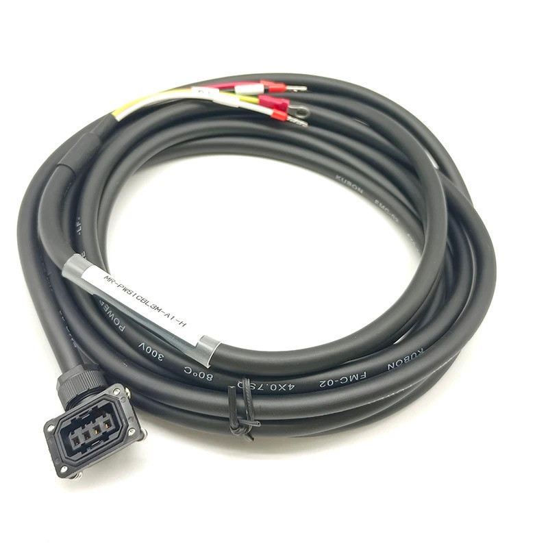 MR-J3 J4 JE MR-PWS1CBL เซอร์โวมอเตอร์สายไฟด้านล่าง 750W MR-PWS1CBL3M-A1-L A2-L A1-H A2-H A2-H A2-H