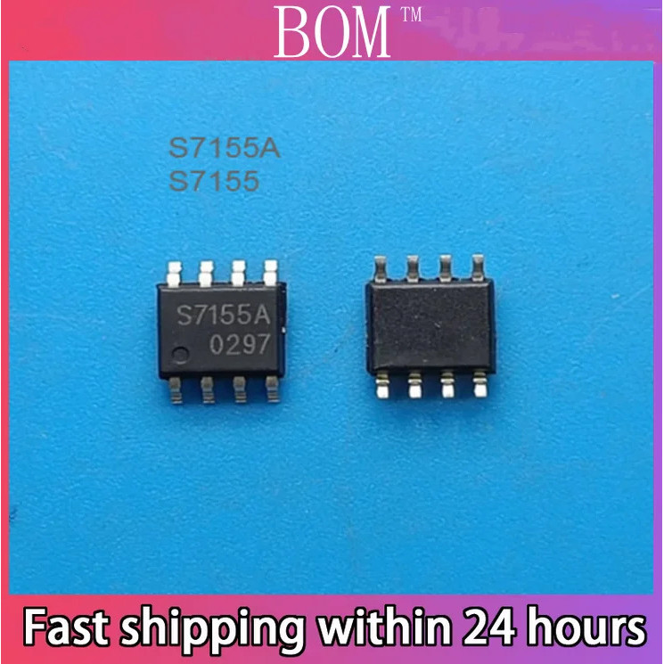 5pcs SLM7155A S7155A SOP8 SLM7155 S7155 วงจรรวม IC ส่วนประกอบอิเล็กทรอนิกส์ใหม่และต้นฉบับ