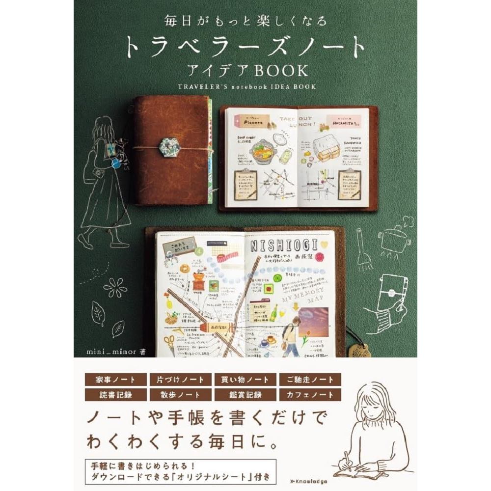 Traveler’s Notebook Idea Book – Make Everyday More EnjoyableㅤDirect From Japan
