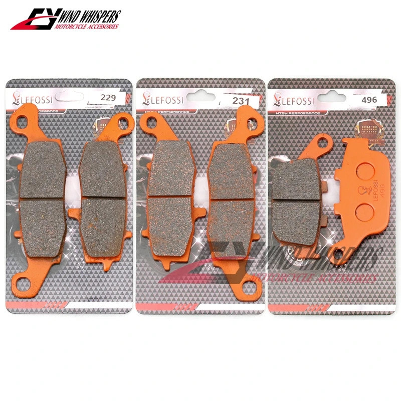 ผ้าเบรคหน้าด้านหลังสําหรับ Suzuki SFV650 SFV 650 Gladius 2009-2015 SV 650 ABS 2016-2018 SV 650 X ABS