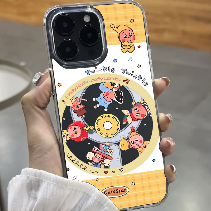 🍭barbie🍭แม่เหล็ก เคสใสกันกระแทก เคสไอโฟน 16 เคสชาร์ได้ สำหรับ IPhone 11 17 Pro MAX 13 15 7Plus 14 12 7/8Plus xsmax