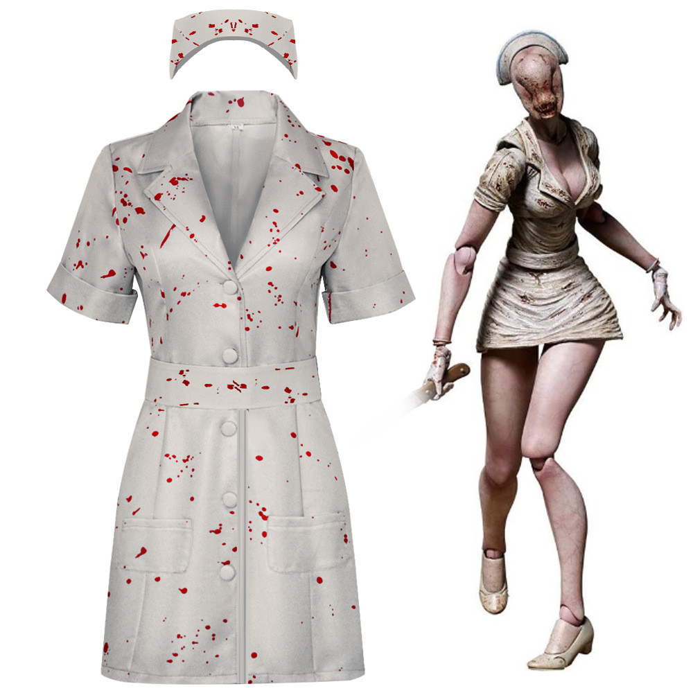 เสื้อผ้าคอสเพลย์พยาบาล zombie จากเกม Silent Ridge 2RE รุ่น remake EM5L