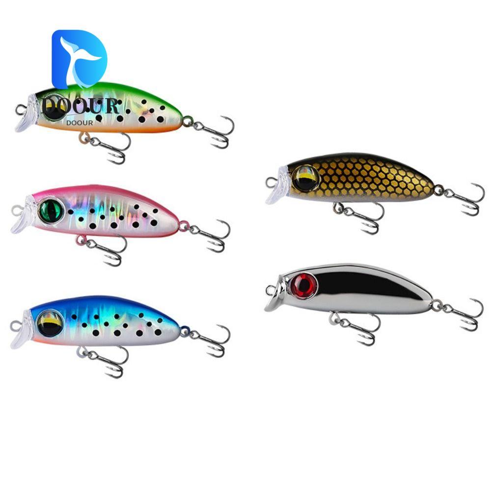 DOOUR Tackle Lures, 2.5g 35mm 5 สีเหยื่อตกปลา, ABS อุปกรณ์ตกปลา