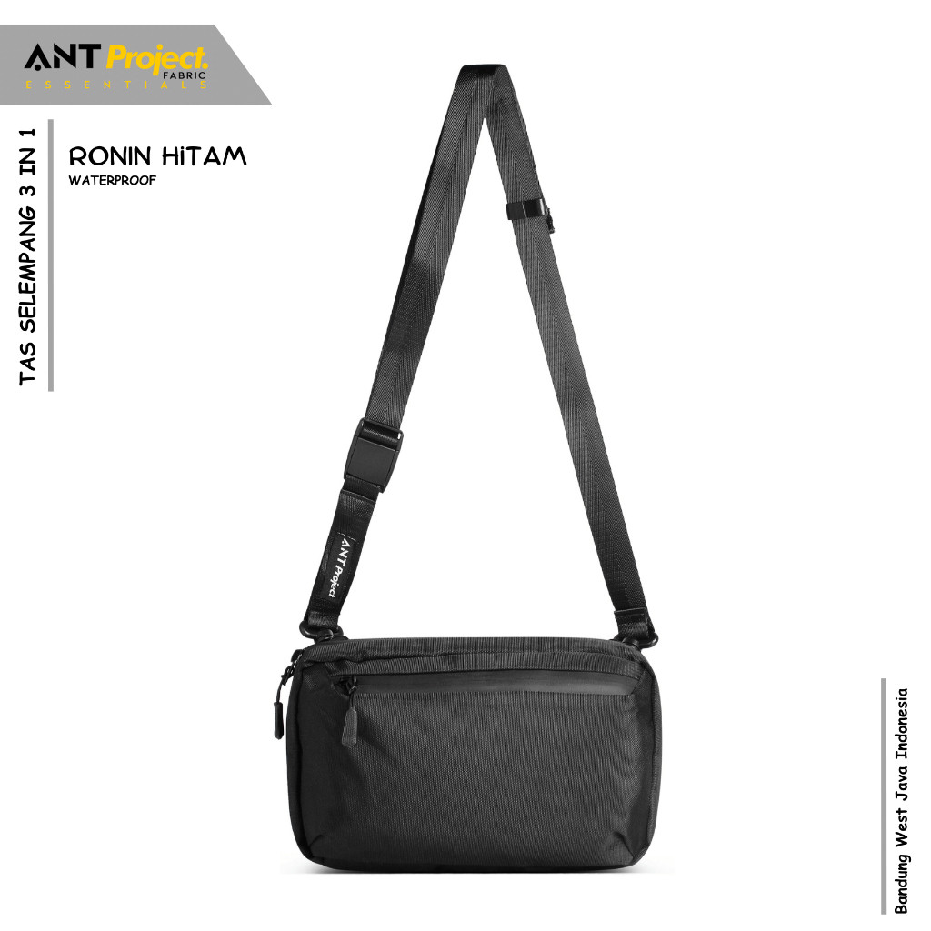 RONIN 3 in 1 Black Extra Slot กระเป๋าสะพายข้างกันน้ํา S1P5