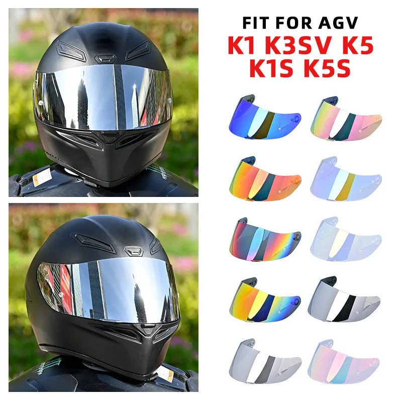 2025NEWascos สําหรับ Motos Shield สําหรับ AGV K1 K1S K3SV K5 K5S GT2 Uv-Protection Full Face Accesor