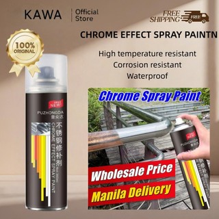 KAWA 360ML Cat Semprot Chrome Sapporo Chrome Spray Paint Anti Karat Warna Stainless