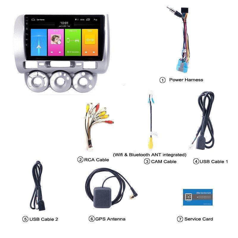 ผลิตภัณฑ์ข้ามพรมแดนเหมาะสําหรับ Honda Sidi 04-07 Android Smart Internet Navigation Car Machine All-i