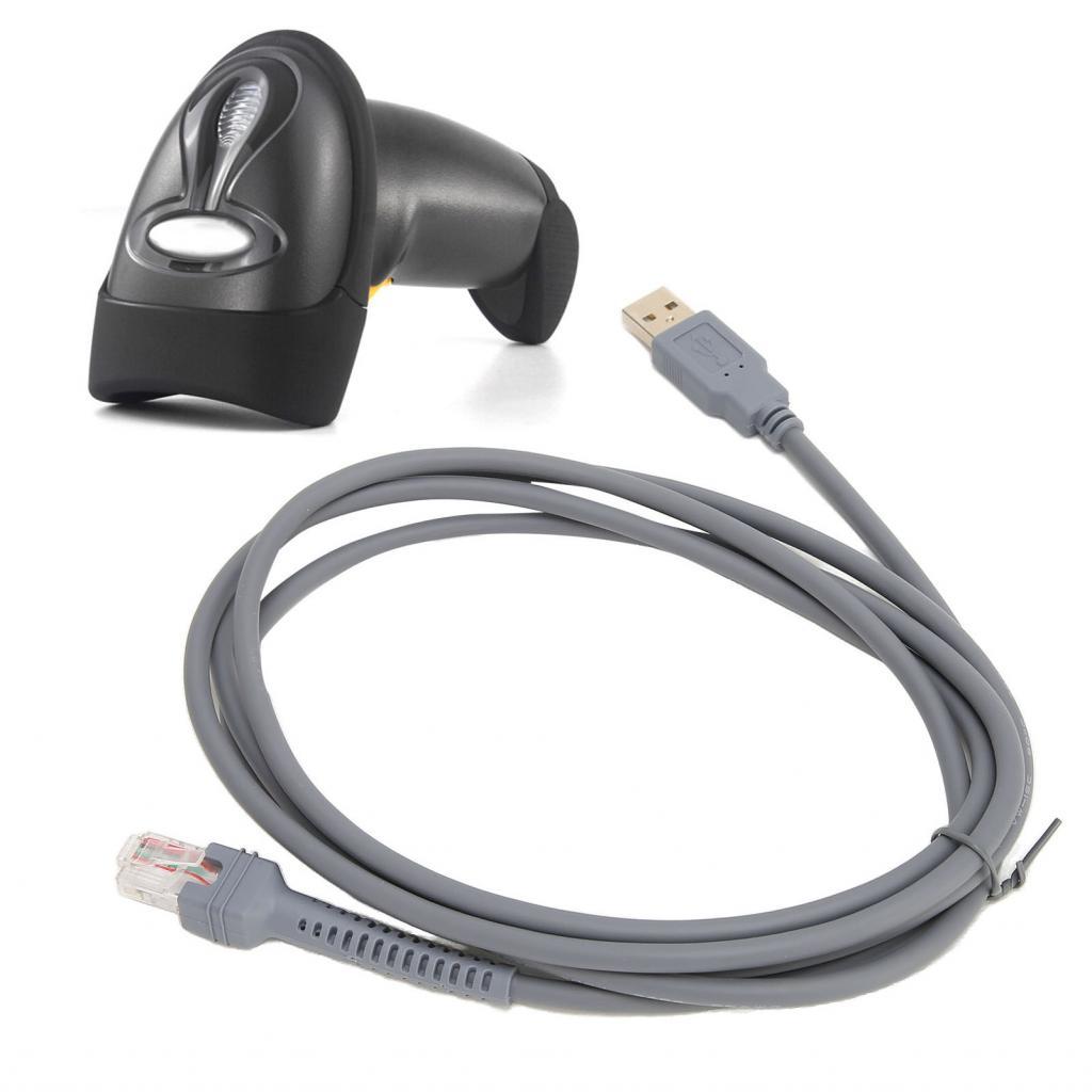 ASHATA Barcode Scanner สาย USB Scan สําหรับสัญลักษณ์ LS2208 LS2208AP LS1203 LS4208 DS6707 DS6708