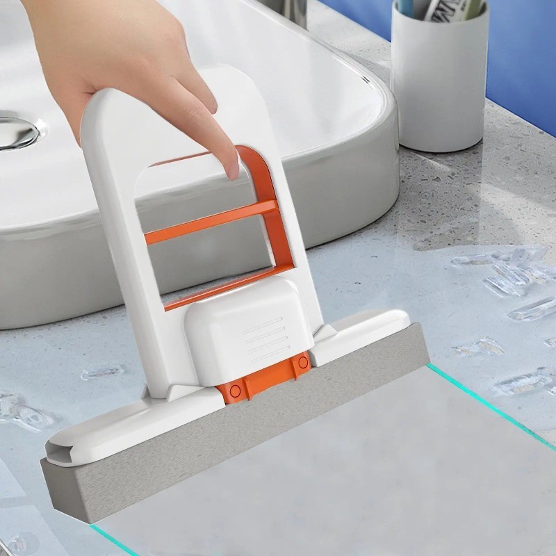 ไม้ถูพื้นฟองน้ําแบบใช้มือถือขนาดเล็ก 1/3/5 ชิ้น - ไม้ถูพื้นทําความสะอาดดูดซับแบบบีบตัวเองแบบพกพา - รูปที่ 2