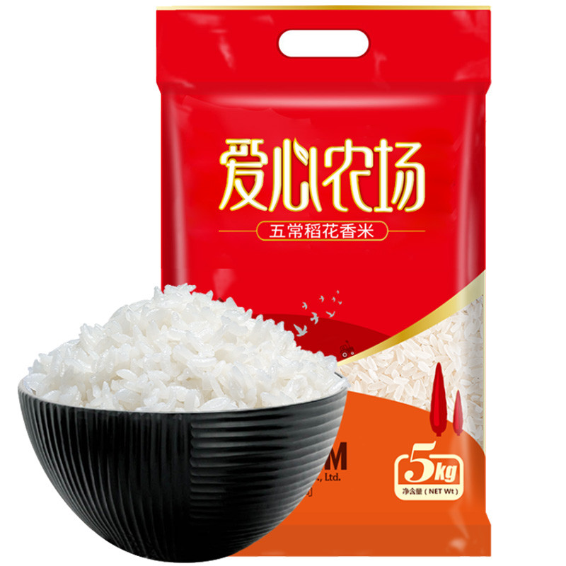 [ซื้อเข้าพัก] Love Farm Heilongjiang Wuchang Rice Floral Rice 5kg
