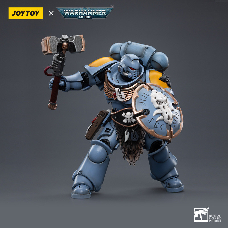 JOYTOY Dark Source Warhammer Stone Shield Space Wild Wolf Claw Squad Arbiter Ghost Wolf Movable Sold
