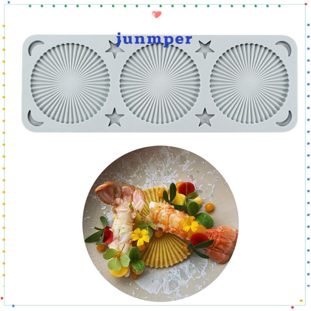 JUNMPER แม่พิมพ์เค้กลูกไม้ DIY หัตถกรรมดอกไม้รูปแบบ Leaf Baking Molds ซิลิโคน Mould