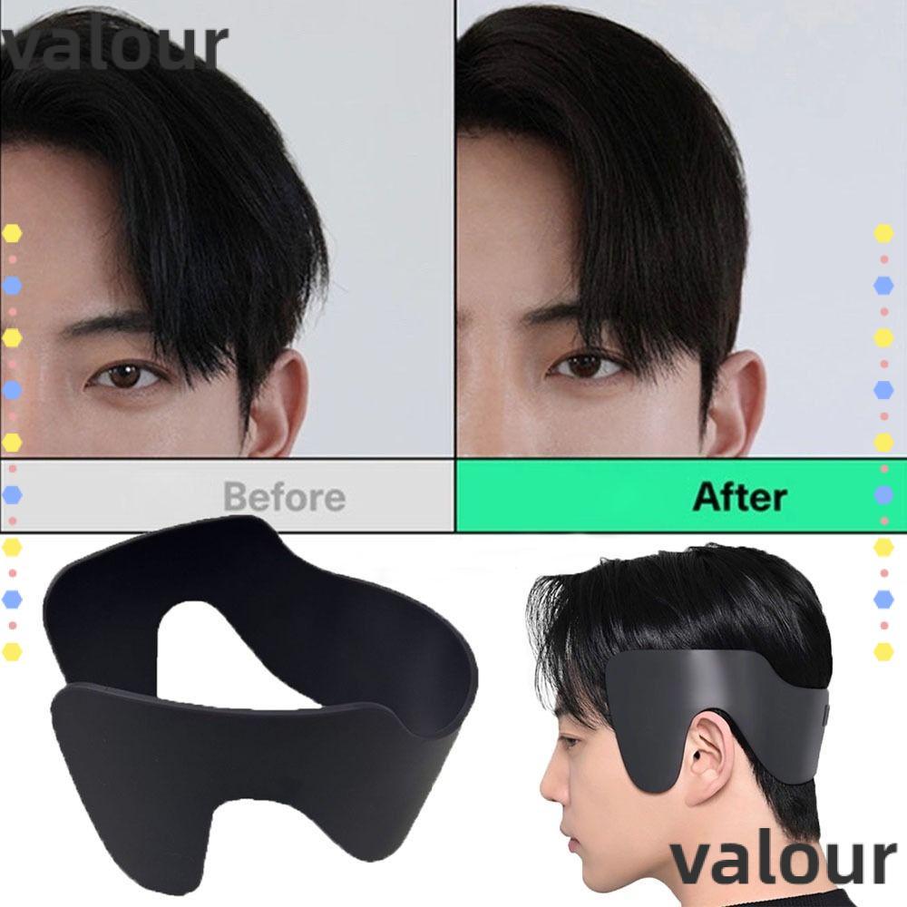 กิ๊บติดผม VALOUR Sideburns, อุปกรณ์ดัดผมเรียบป้องกันการบิดเบี้ยว, กันน้ําใช้งานง่ายเครื่องมือจัดแต่งทรงผม Tame Side Hair Press Plate สําหรับสไตล์ผม