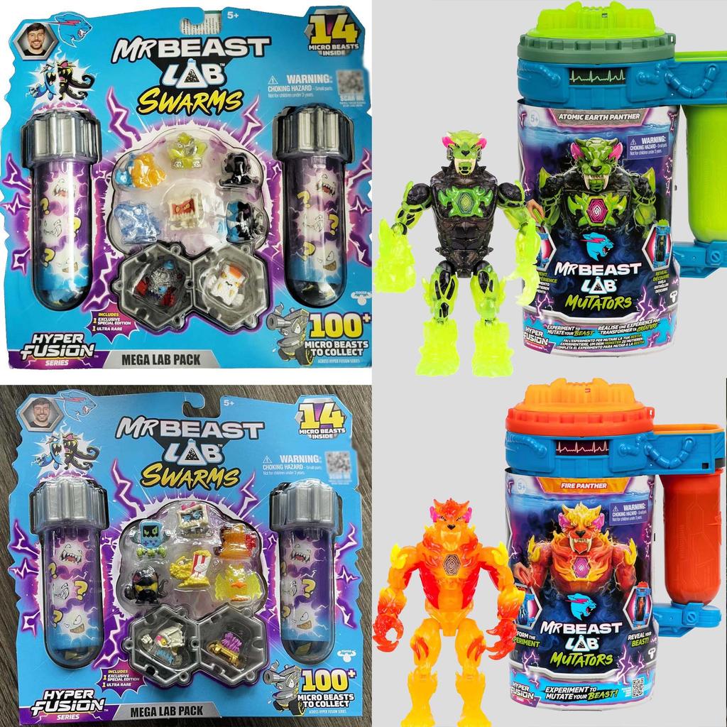 สหรัฐอเมริกา Daigou MRBEAST LAB Beast Monster LAB S2 Three Seasons Mini Doll Mystery Box ของเล่นเด็ก