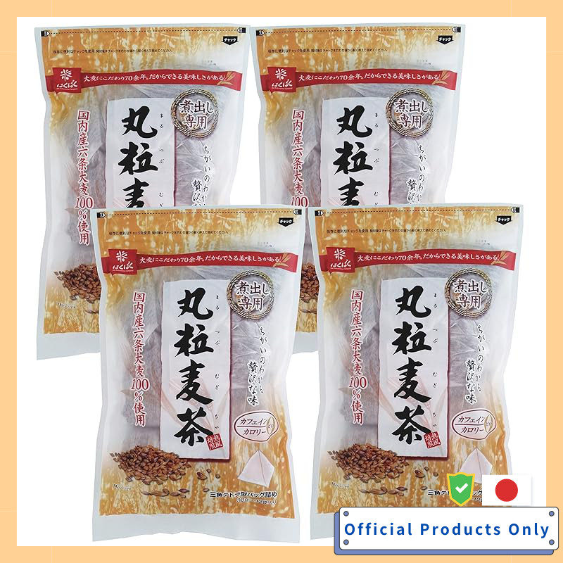 Hakubaku Whole Barley Tea 12-Pack x 4