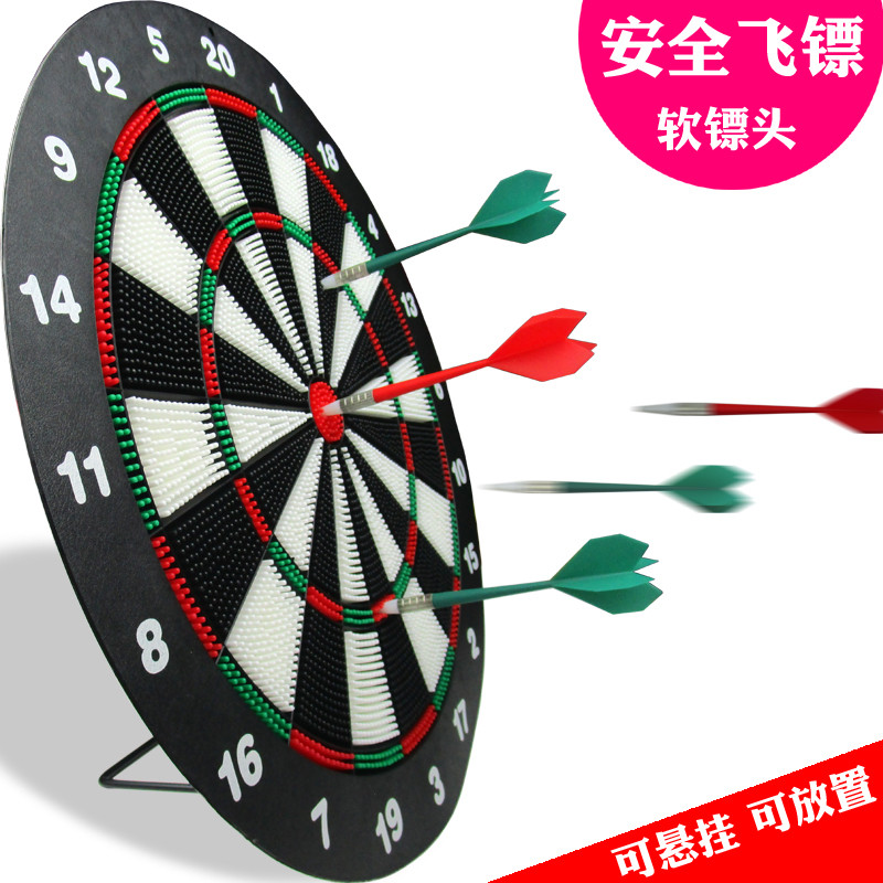Dart Professional Soft Dart Soft Dart Board ชุดขนาดใหญ่เป้าหมายความปลอดภัยยางนุ่มหัวเป้าหมายฟิตเนสใน