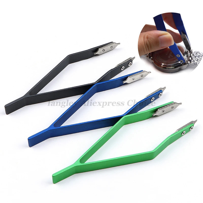 7825V ฤดูใบไม้ผลิบาร์ลบเครื่องมือสแตนเลสสําหรับนาฬิกาฤดูใบไม้ผลิบาร์แหนบโลหะสําหรับช่างซ่อมนาฬิกานาฬ