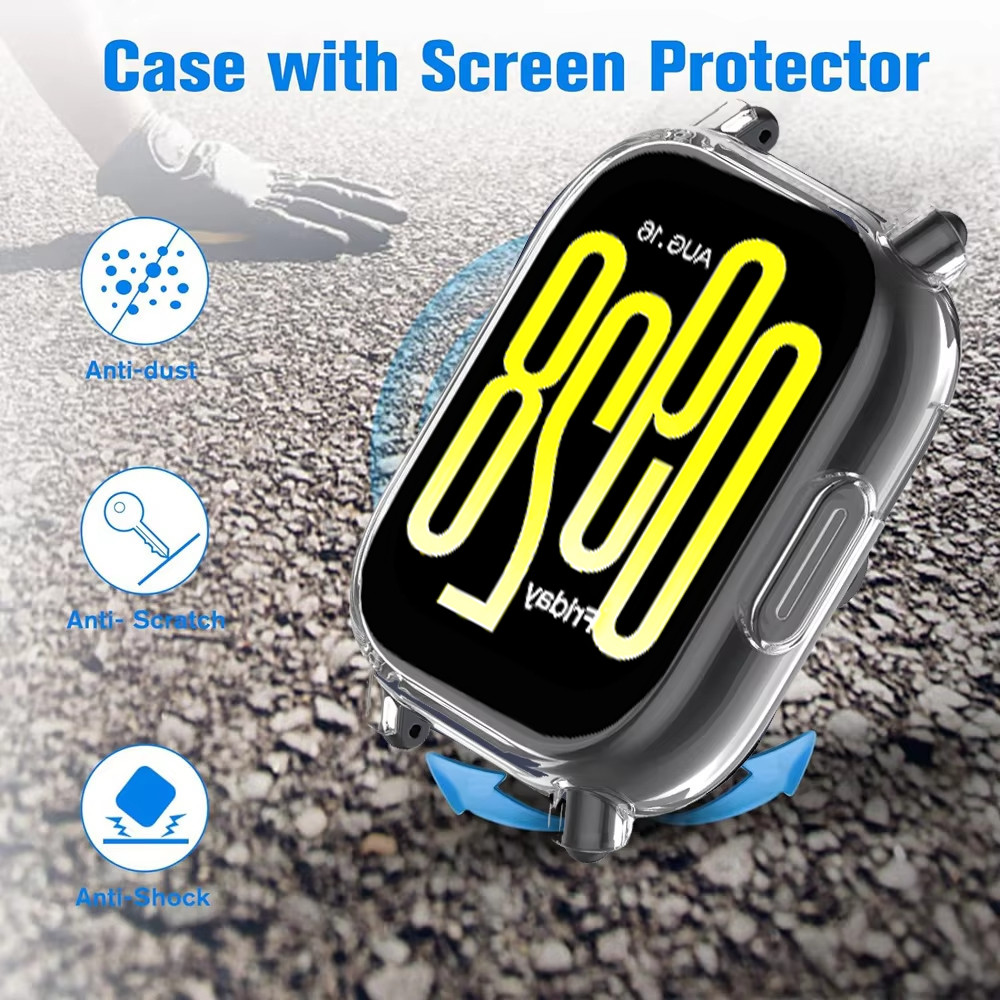 เคส TPU for Smart Watch Xiaomi Redmi Watch 5 Active/Redmi Watch 5 Lite ฟิล์มกันรอยหน้าจอนุ่ม for Redmi Watch 5 Lite ราคา ถูกที่สุด โปรบีเคเค