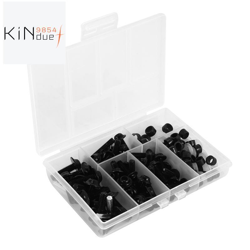 158PCS Universal รถจักรยานยนต์ Fairing สกรูถั่วชุด Moto Body Work Bolts สกรูสําหรับ YZF R1 R6 R3 200