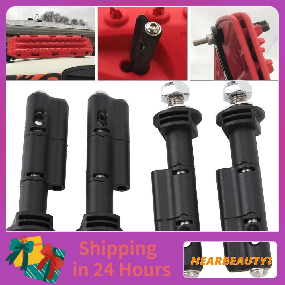 Nearbeauty1 Nearbeauty1 หมุดยึดสำหรับ Recovery Boards 4 ชิ้น Traction Board Mount Pin ชุดรหัสผ่านล็อ
