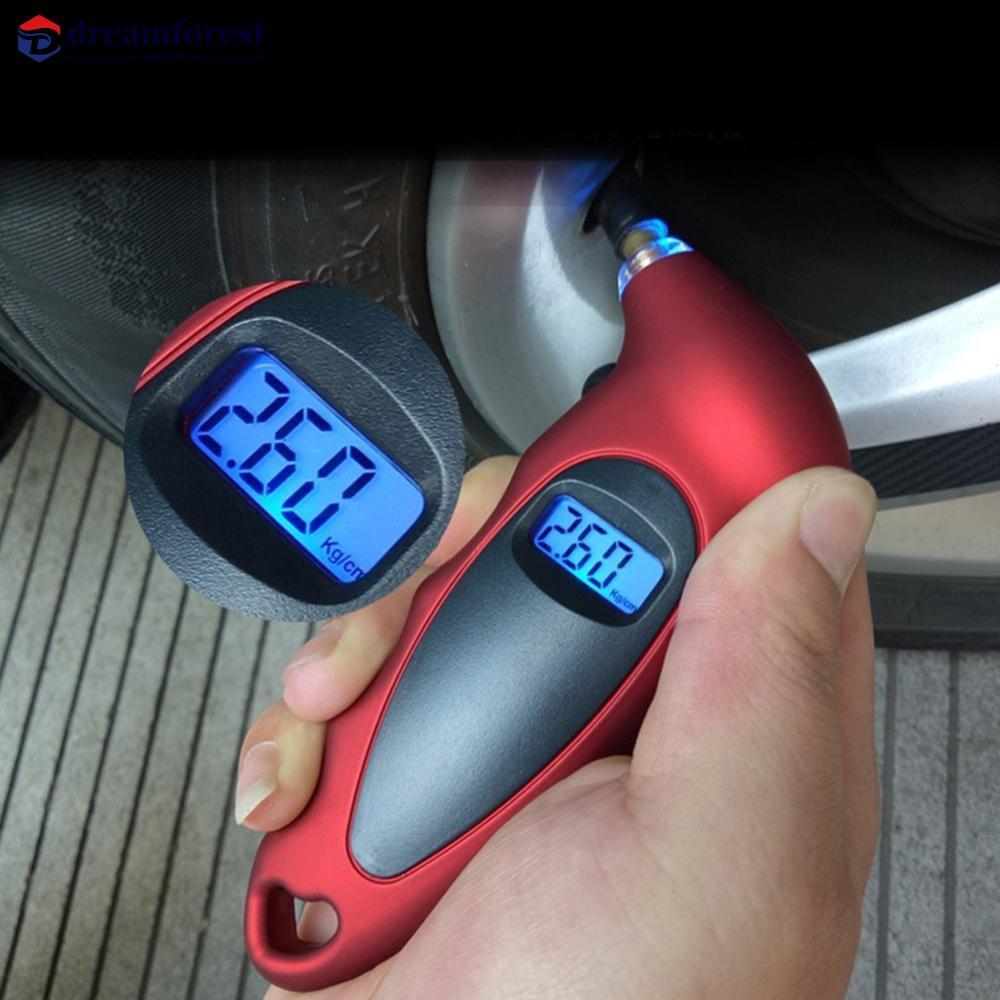 DFS LCD Digital Tyre Tyre Air Pressure Gauge เครื่องทดสอบเครื่องมือ Tyre เครื่องมือสําหรับรถยนต์อัตโ