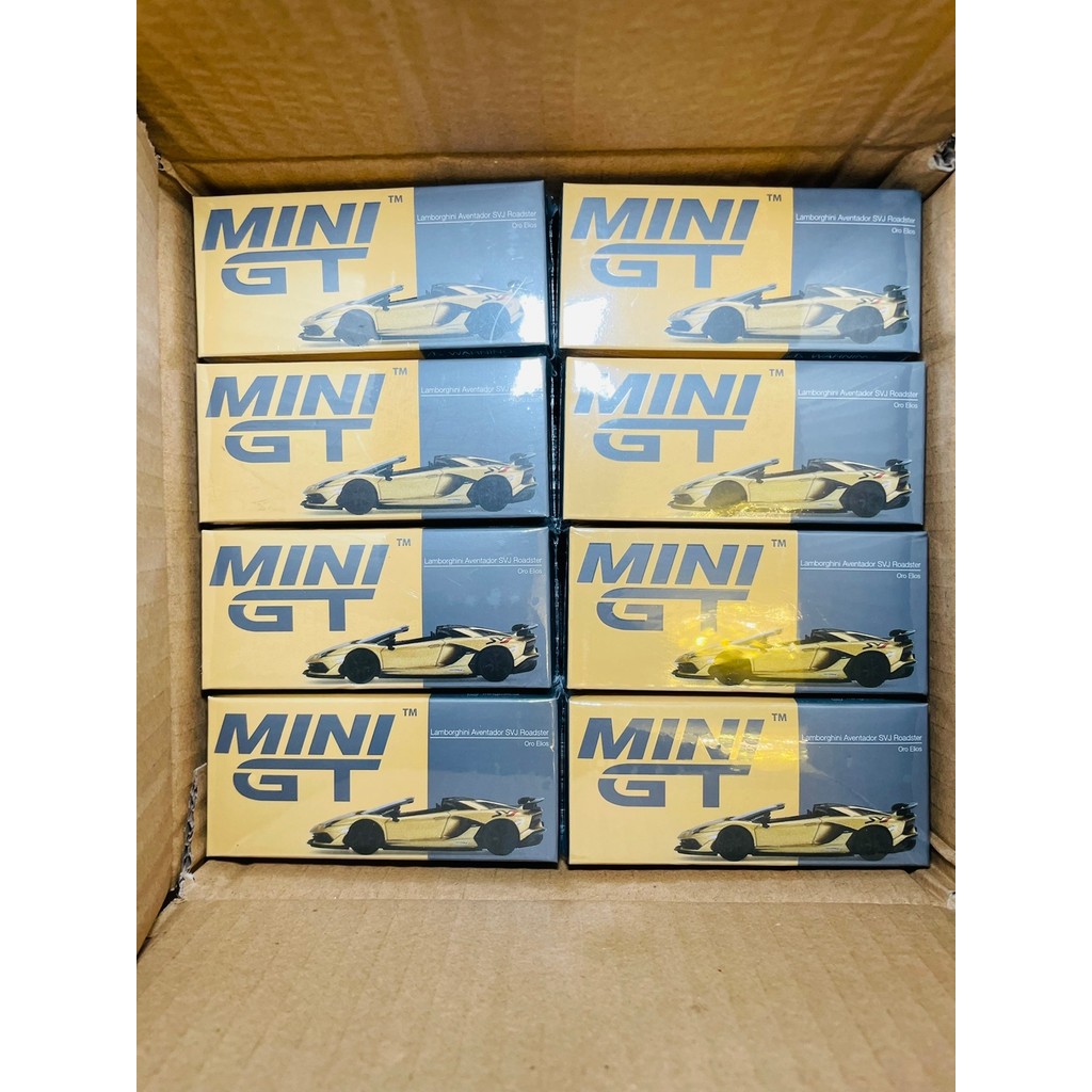 MINIGT เบอร์ 363 ลัมโบร์กีนี SVJ ทอง64โมเดลรถอัลลอยยี่ห้อใหม่ยังไม่เปิดฟรีเคสป้องกันจัดส่งฟรีไม่รีโม