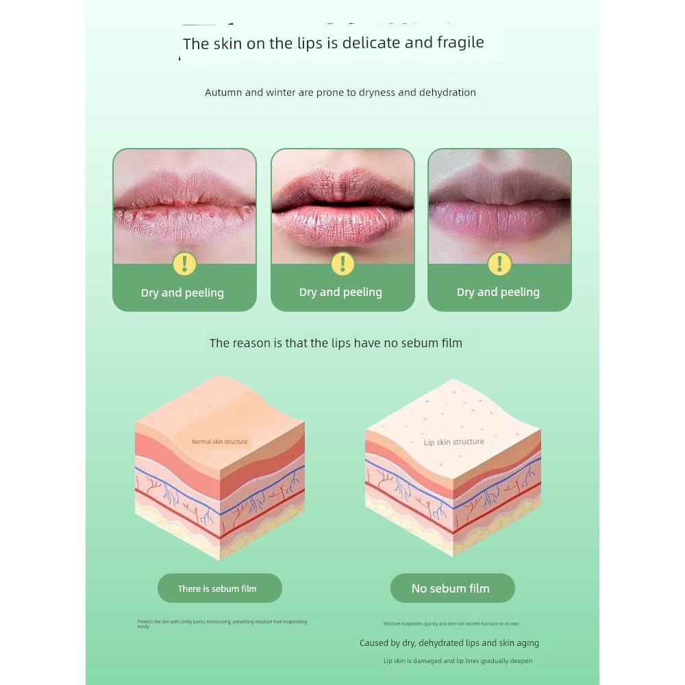 lipbalm lip balm Vaseline Lip Balm หญิง Moisturizing Hydrating Anti-Drying Exfoliating Dead Skin Fad
