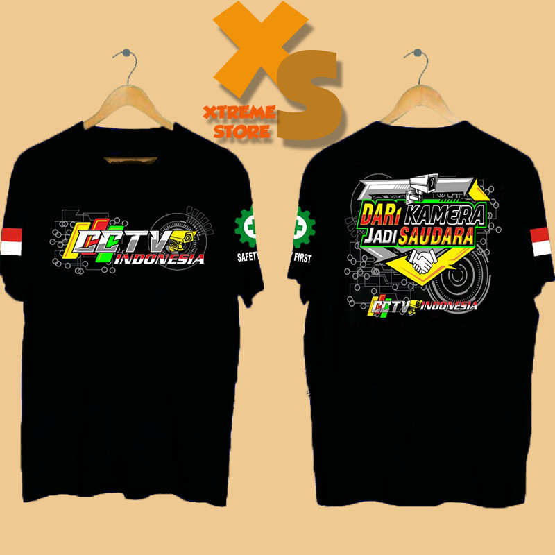 // INDONESIAN CCTV MENS DISTRO T-SHIRT // XTREME-STORE