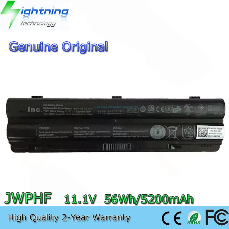 ใหม่ JWPHF 11.1V 56Wh แบตเตอรี่โน้ตบุ๊คสําหรับ Dell XPS 14 15 17 L401x L501x L502x L701x L702x
