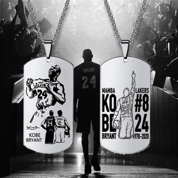 Nba Kobe สร้อยคอจี้ James Curry Irving โลโก้บาสเกตบอลจี้พวงกุญแจของขวัญที่ระลึกดาว [ddw] DDQ