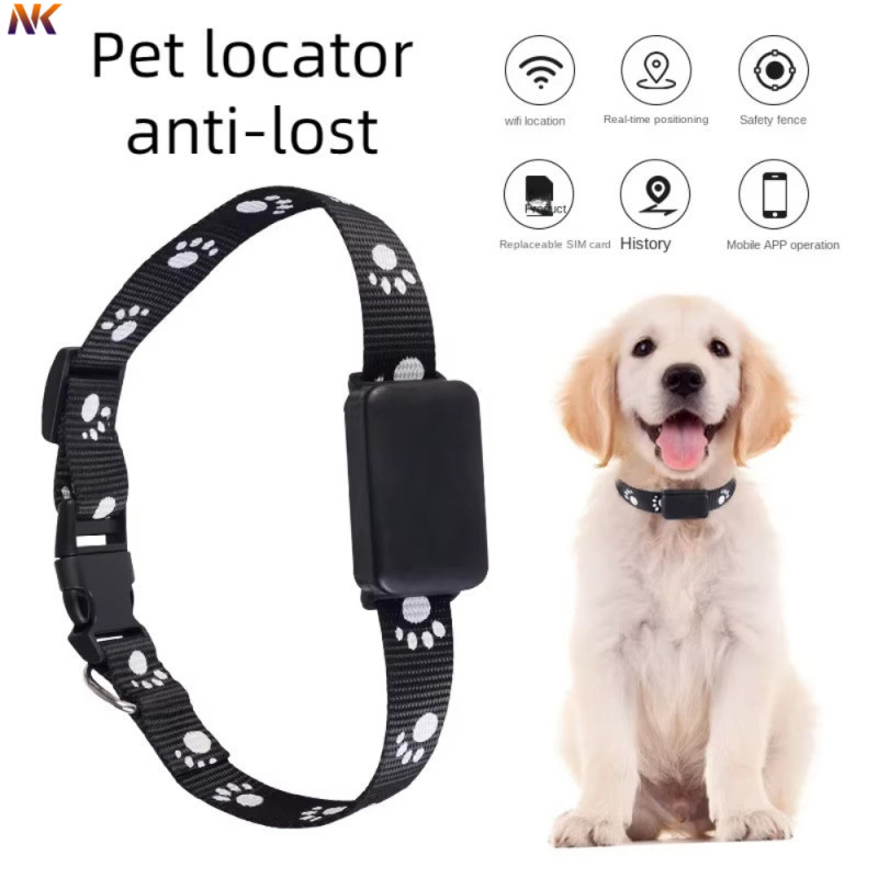 P03 สัตว์เลี้ยง GPS Tracker Mini Tracker ปลอกคอสุนัขแมว Locator สมาร์ท Trackeing Alarm อุปกรณ์ WIFI 