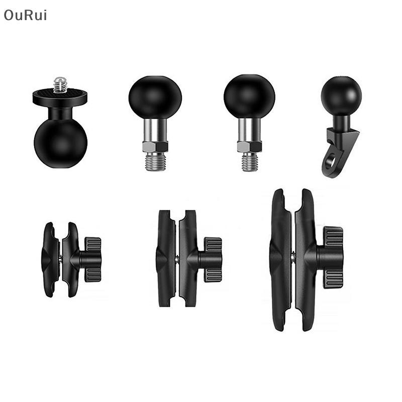 [B&C] อลูมิเนียมอัลลอยด์ Double Soet Arm สําหรับ 25 มม./1 นิ้ว Ball Head Holder Mount Clamp สําหรับจักรยานรถจักรยานยนต์กล้อง Extension Arm {th}